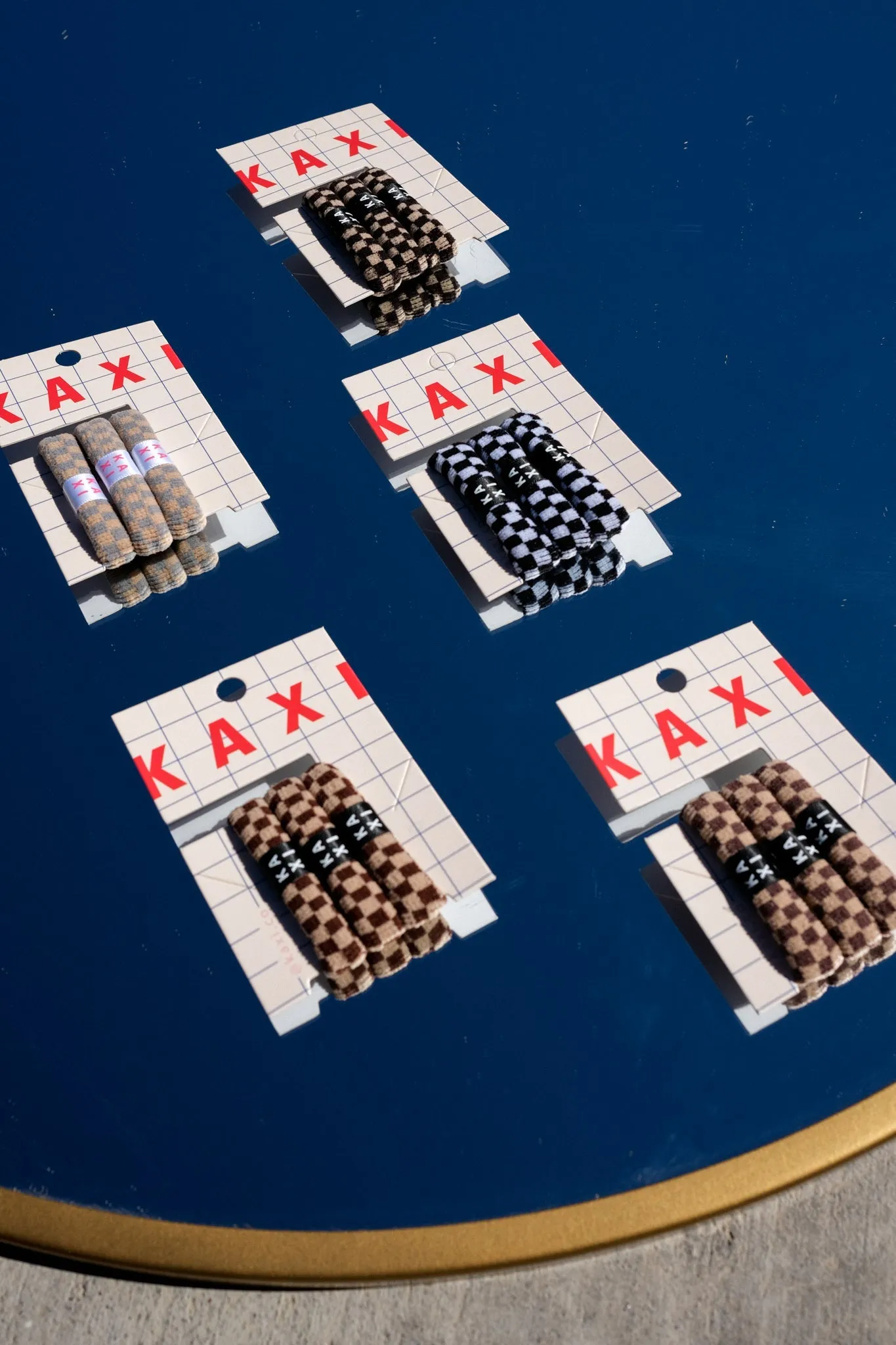 CHECKERED KAXI HIGH INTENSI'TIES' (PACK OF 3)