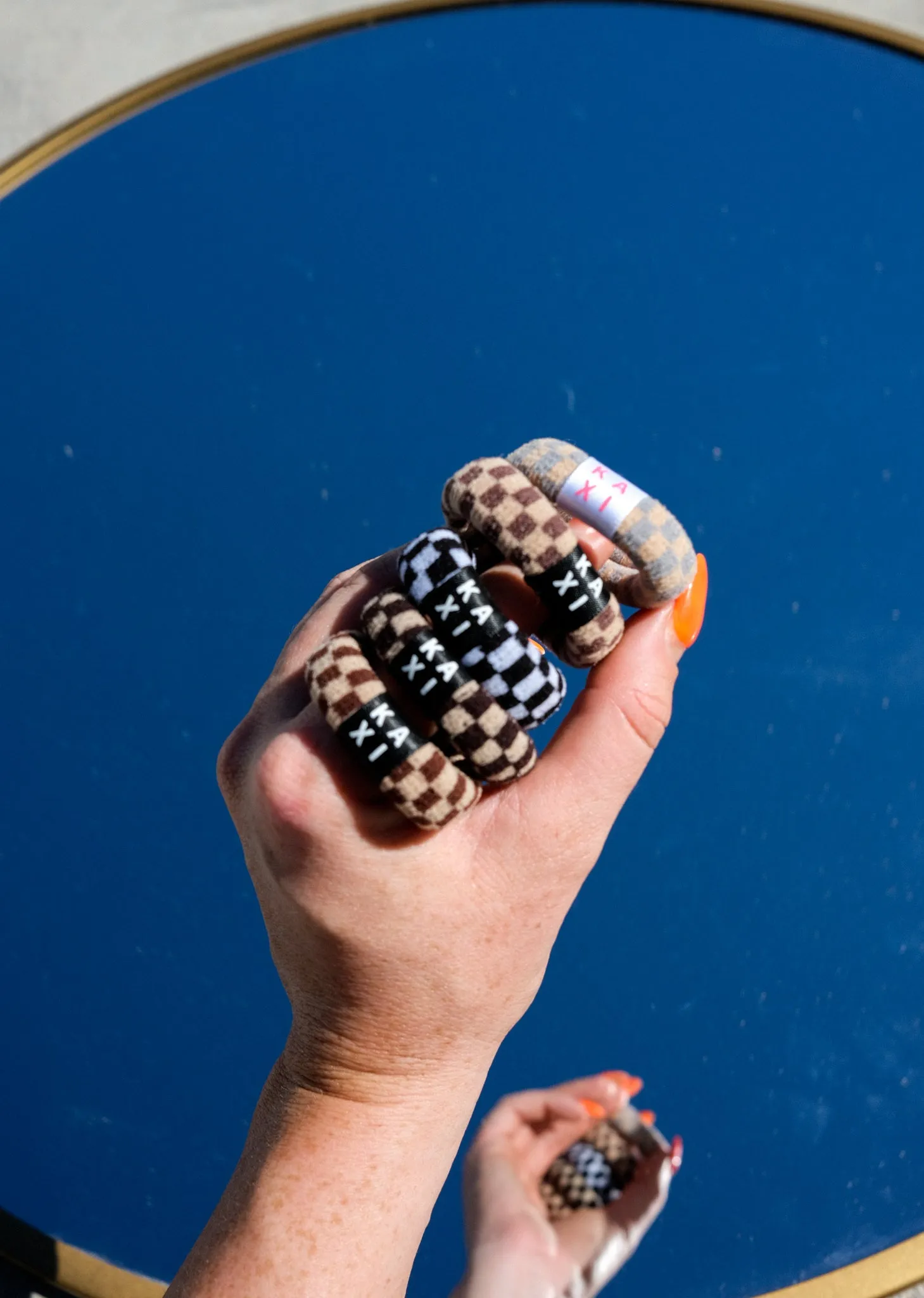 CHECKERED KAXI HIGH INTENSI'TIES' (PACK OF 3)