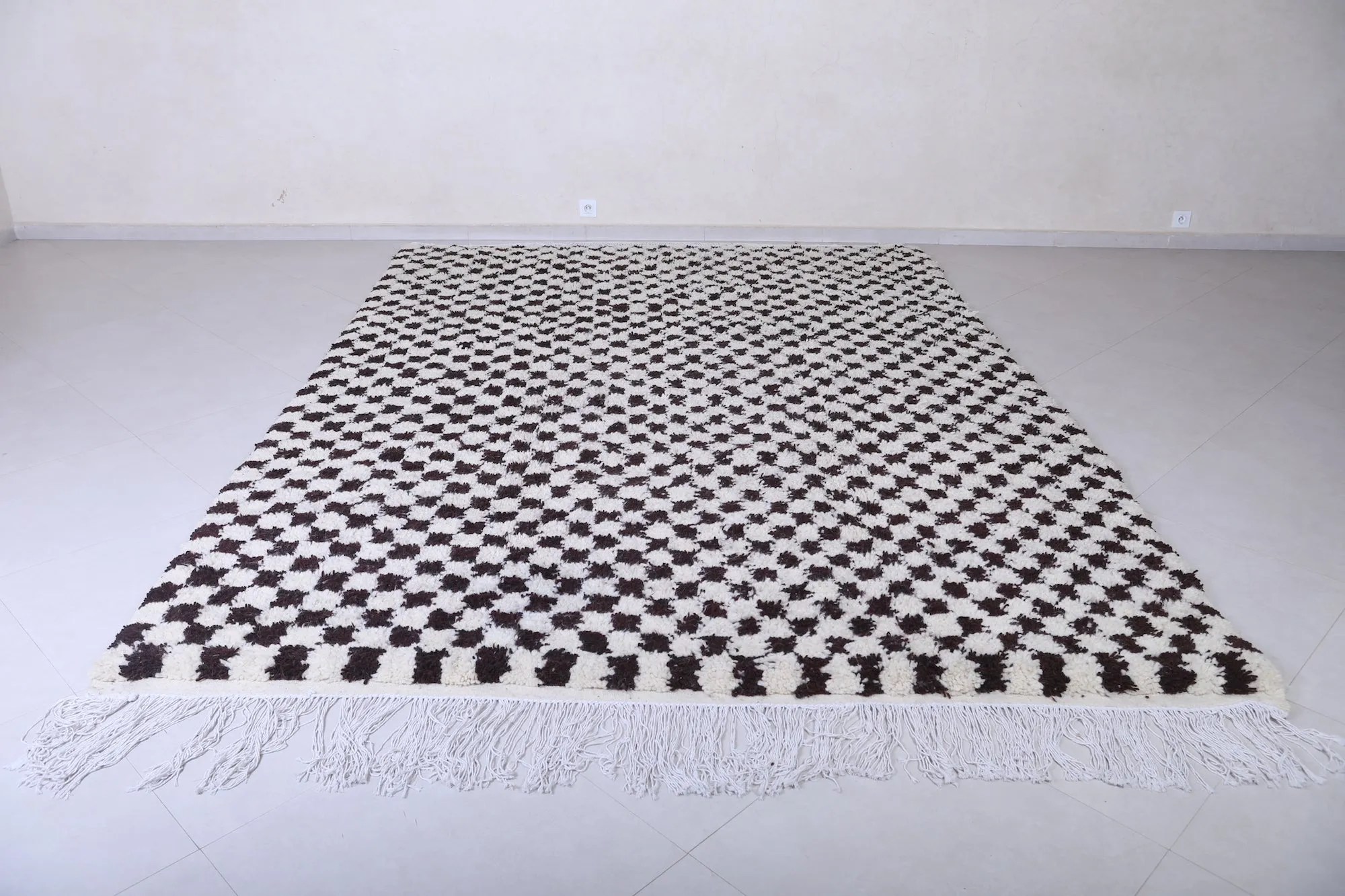 Checkered Moroccan rug - Azilal rug - Custom Rug