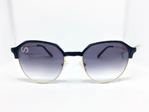 CityStyle™ Wayfers - Gold & Black - Smoke Grey Lenses
