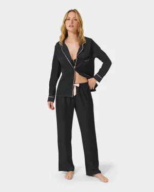 Claudia Shirt and Trouser Black
