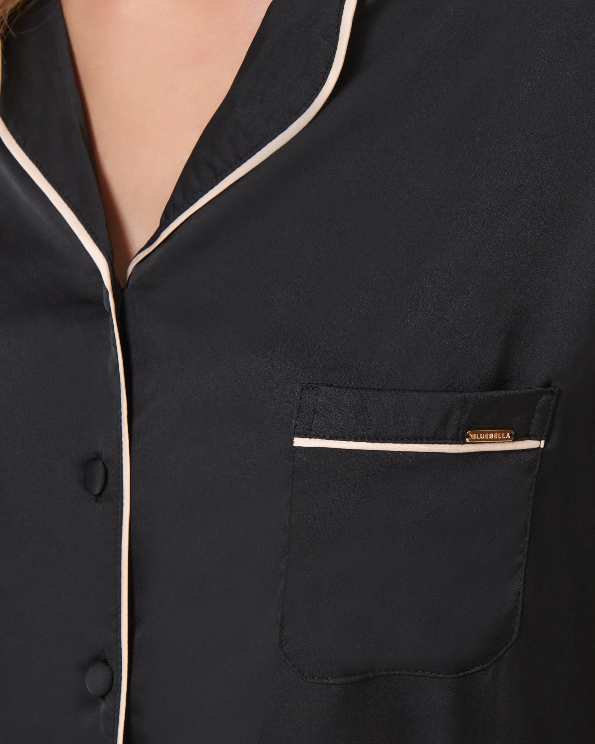 Claudia Shirt and Trouser Black