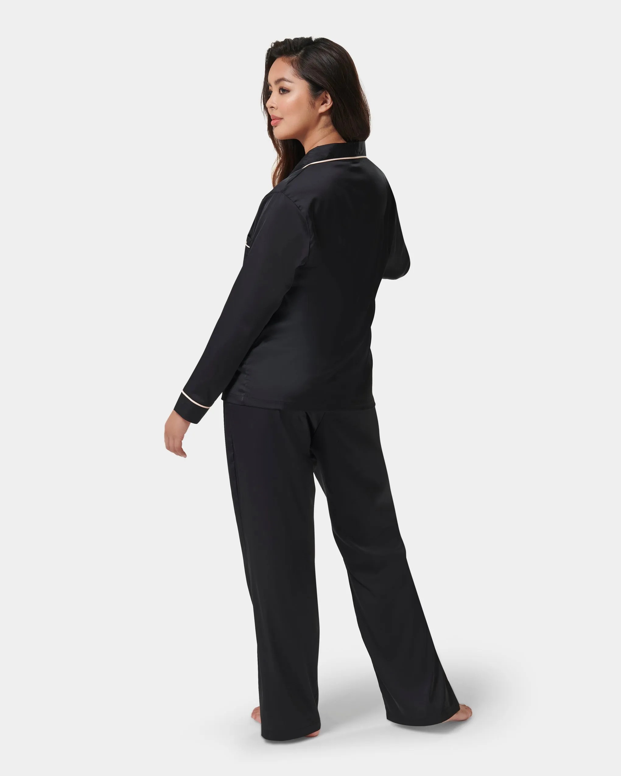 Claudia Shirt and Trouser Black