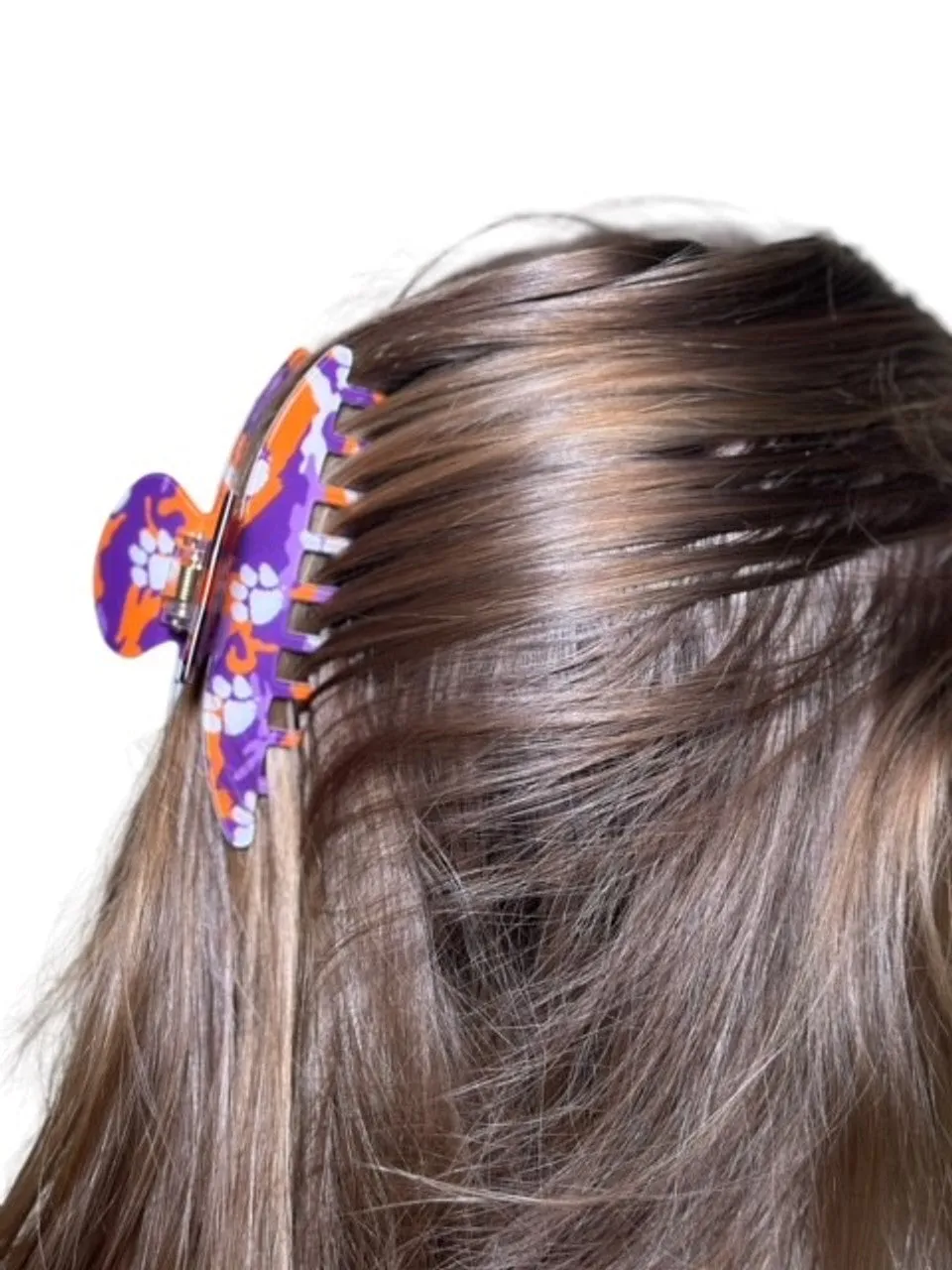 CLEMSON UNIVERSITY-3 Pack Claw Clip-Hair Accessories-CLEM1356