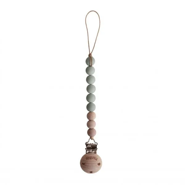 Cleo Pacifier  Clip - Sage