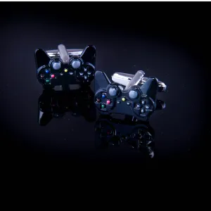 Colorful Mens Stainless Steel Controllers Cufflinks for Shirt with Box - Hand Crafted Perfect Gift