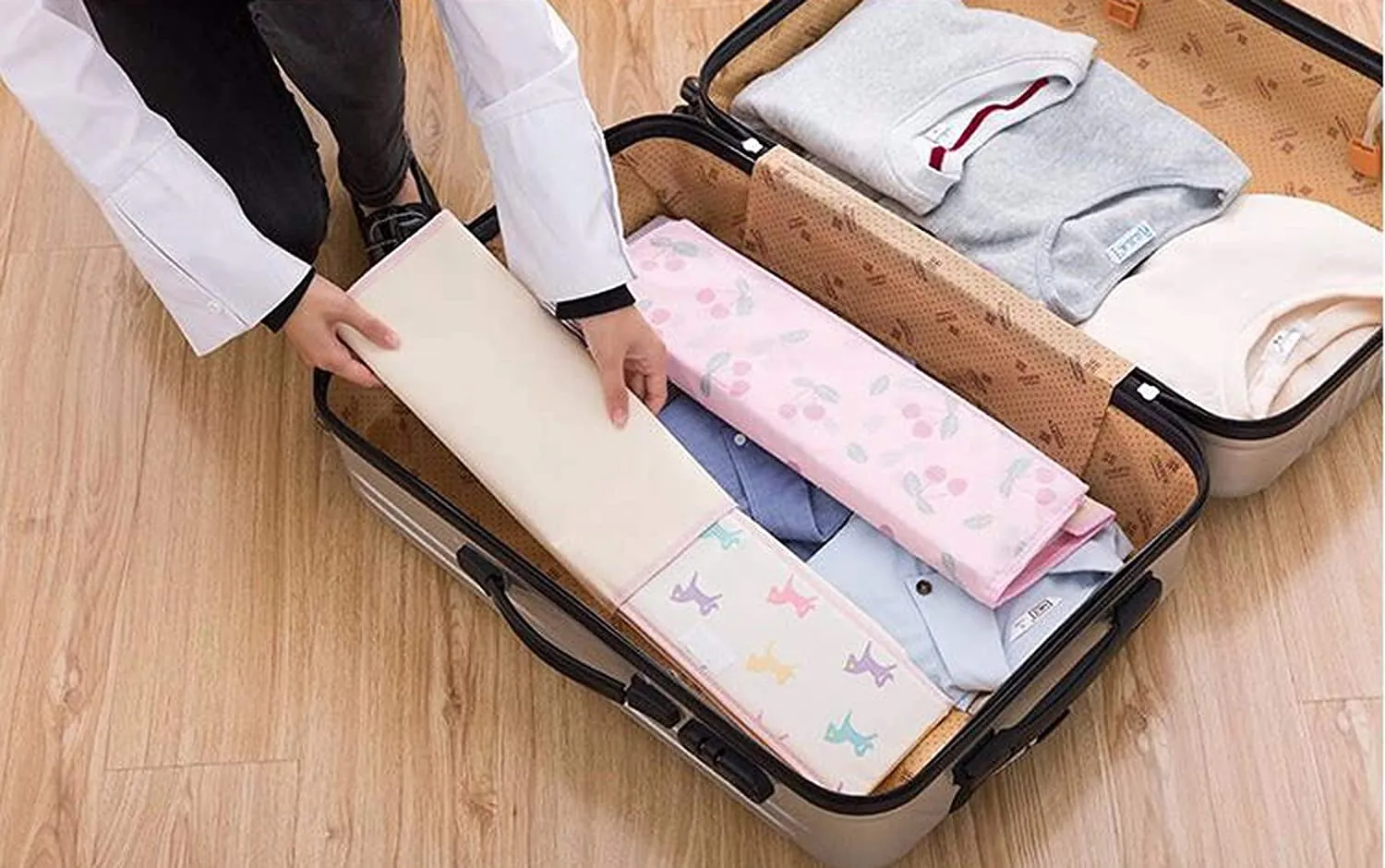 Compartment Foldable Fabric Storage Box ( 15 1)