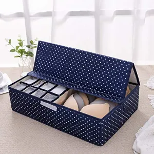 Compartment Foldable Fabric Storage Box ( 15 1)