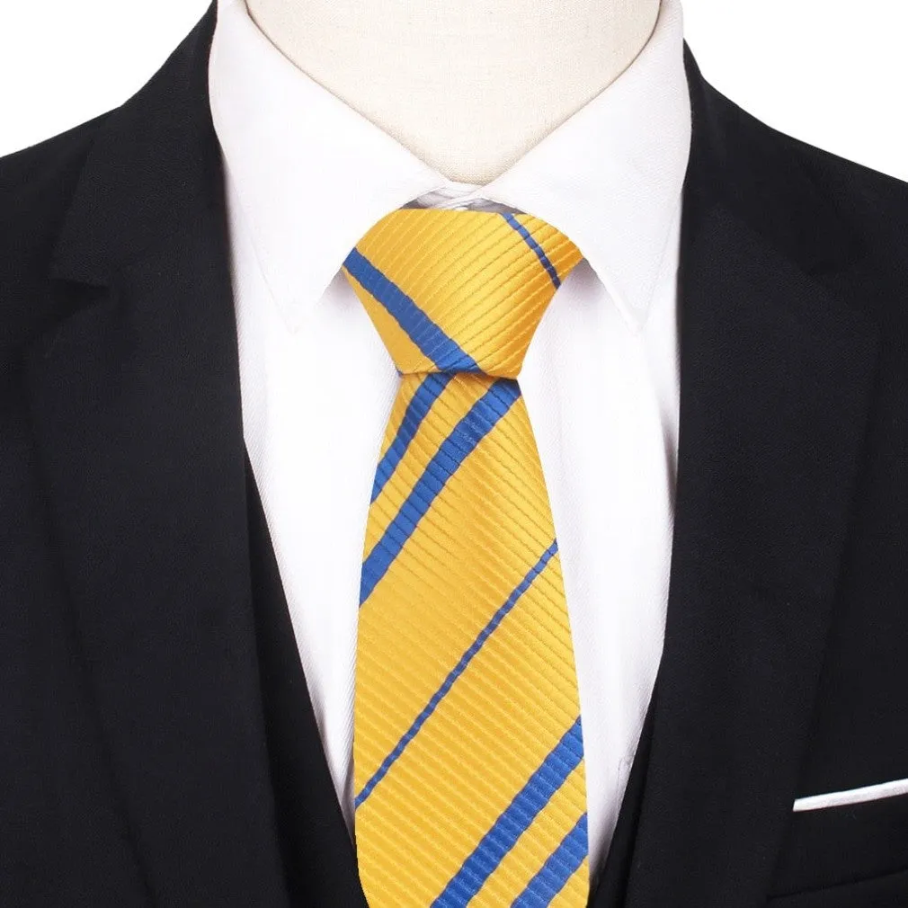 ContiNent 33 Skinny Neck Ties For Men Women Casual Striped Necktie For Boys Girls Suits Student Tie Slim Necktie Gravatas