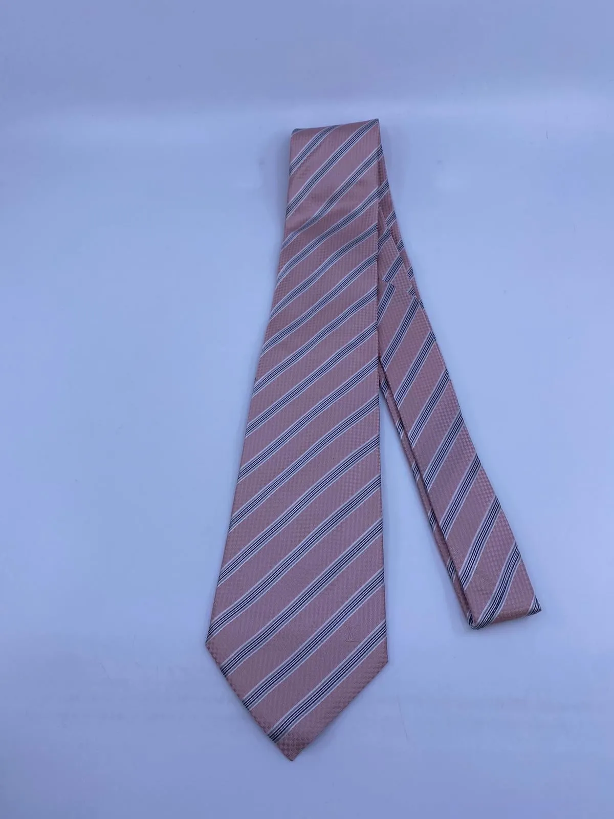 Damier Striped Tie