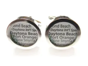 Daytona Beach Florida Map Cufflinks