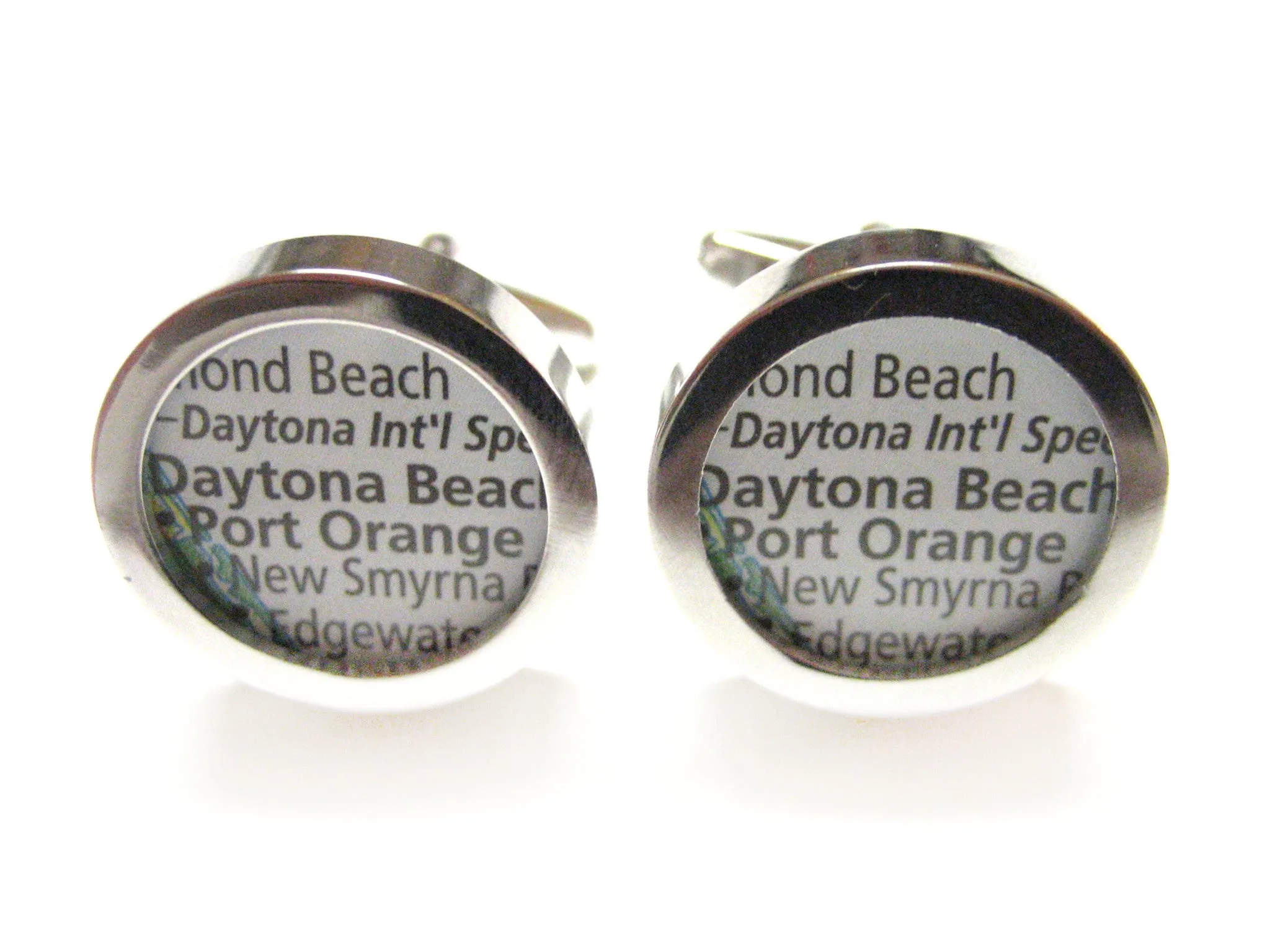 Daytona Beach Florida Map Cufflinks