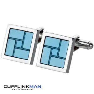 DECO Blue Cufflinks