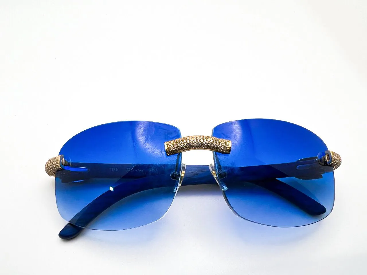 Decor C 5 pcs Bubble Set with Cobalt Blue Woods #6 Shape Lenses