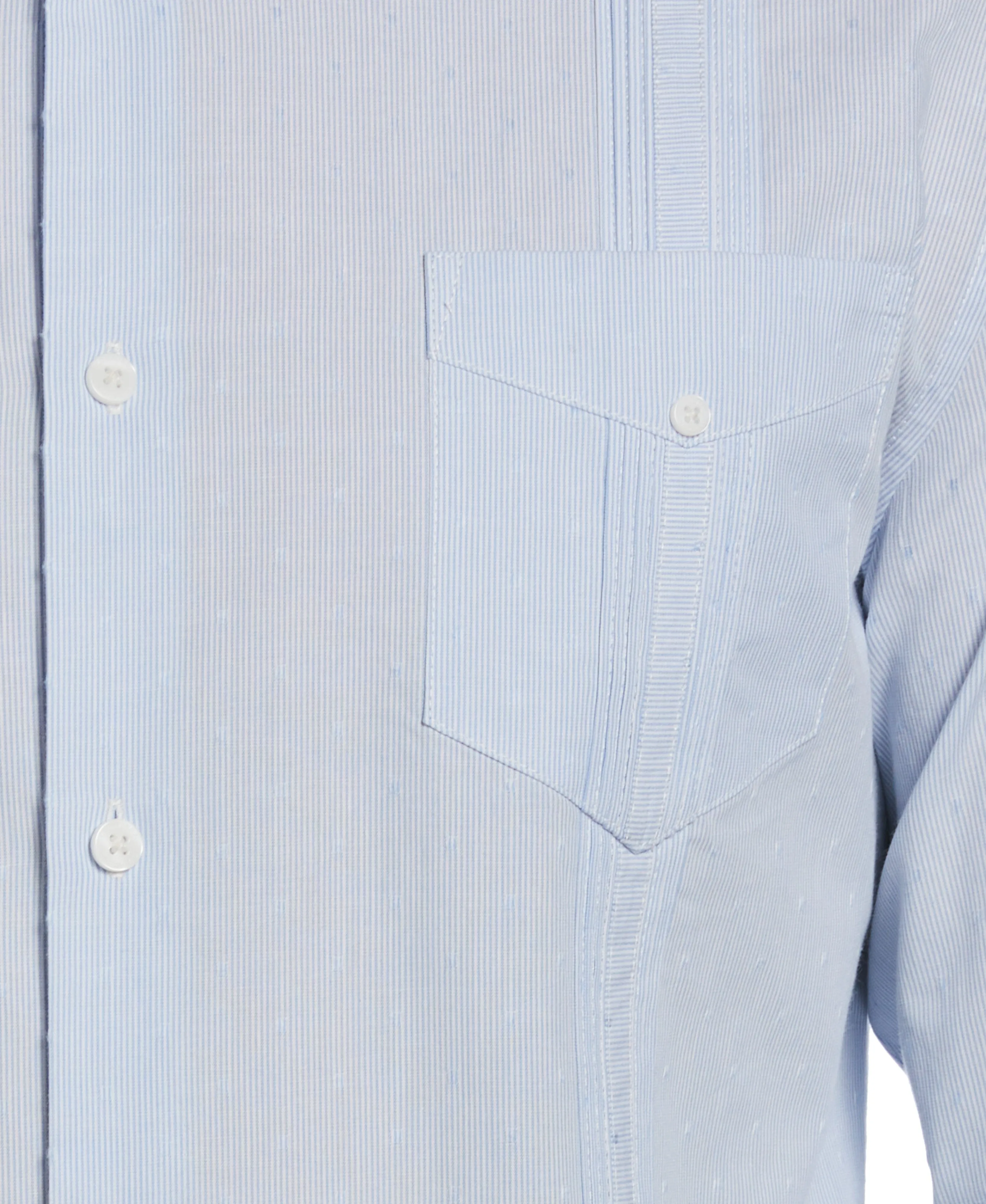 Dobby Stripe Cotton Guayabera Shirt