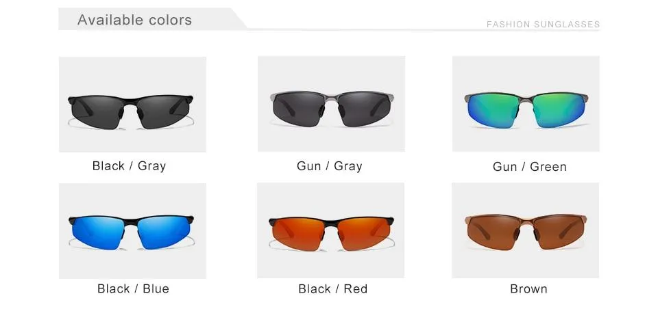 Driving Series Polarized Aluminum Sunglasses