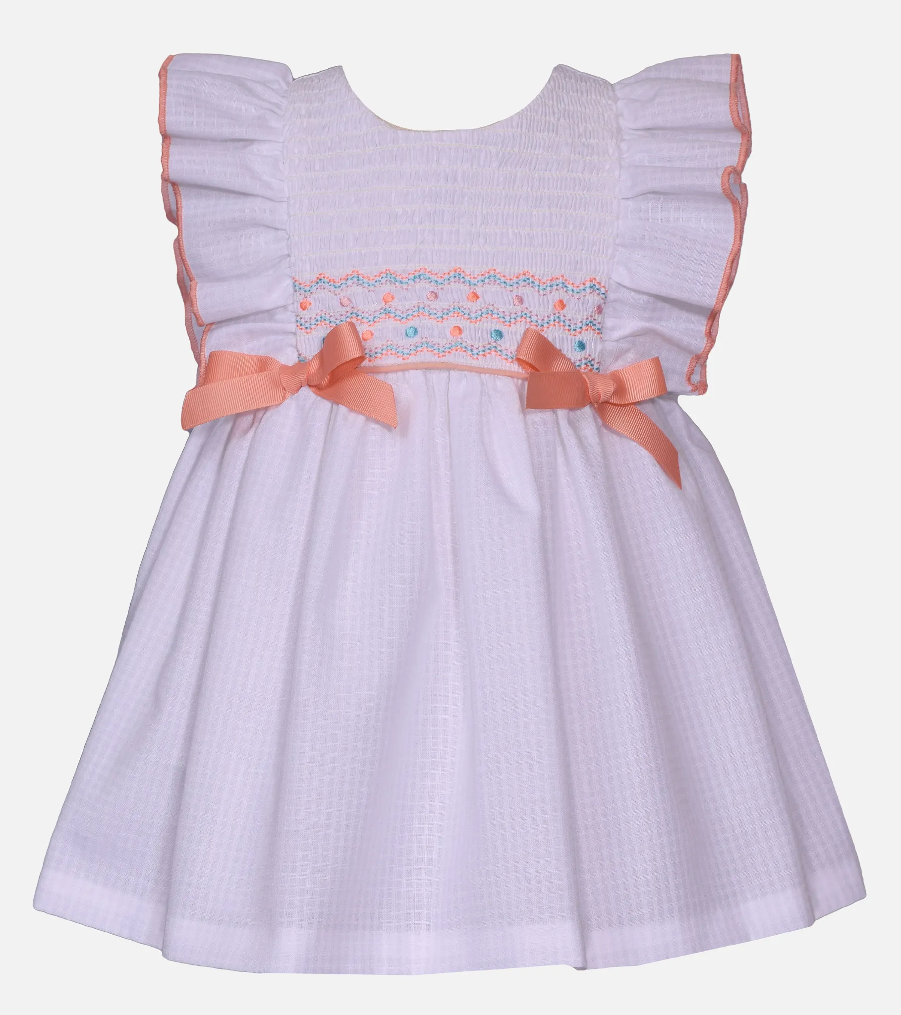 Ellie Smocked Eyelet Dress