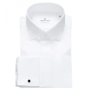 EMANUEL BERG French Cuff Shirt | White