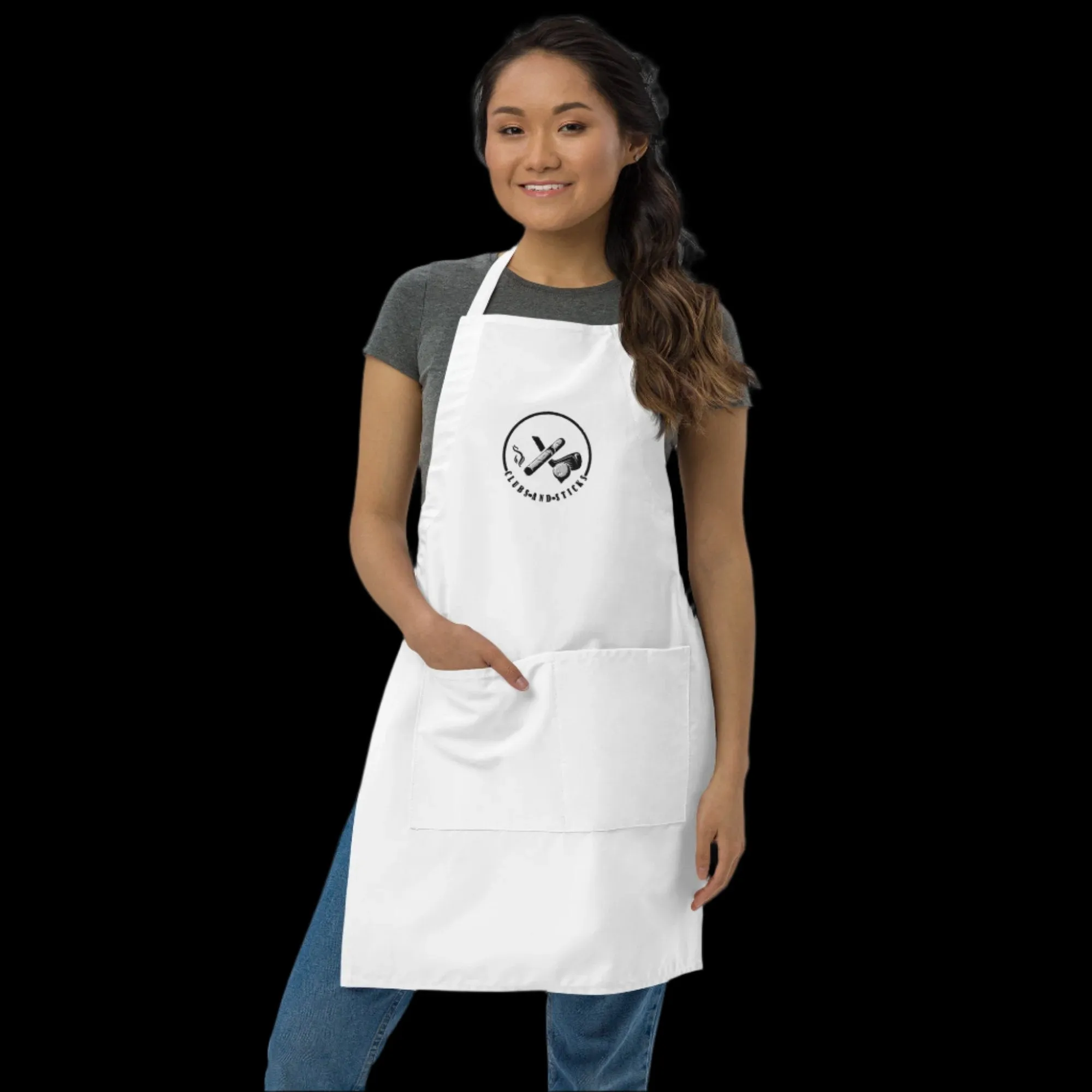 Embroidered Apron