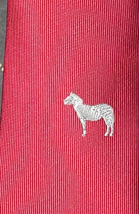 Embroidered Horse Classic Tie