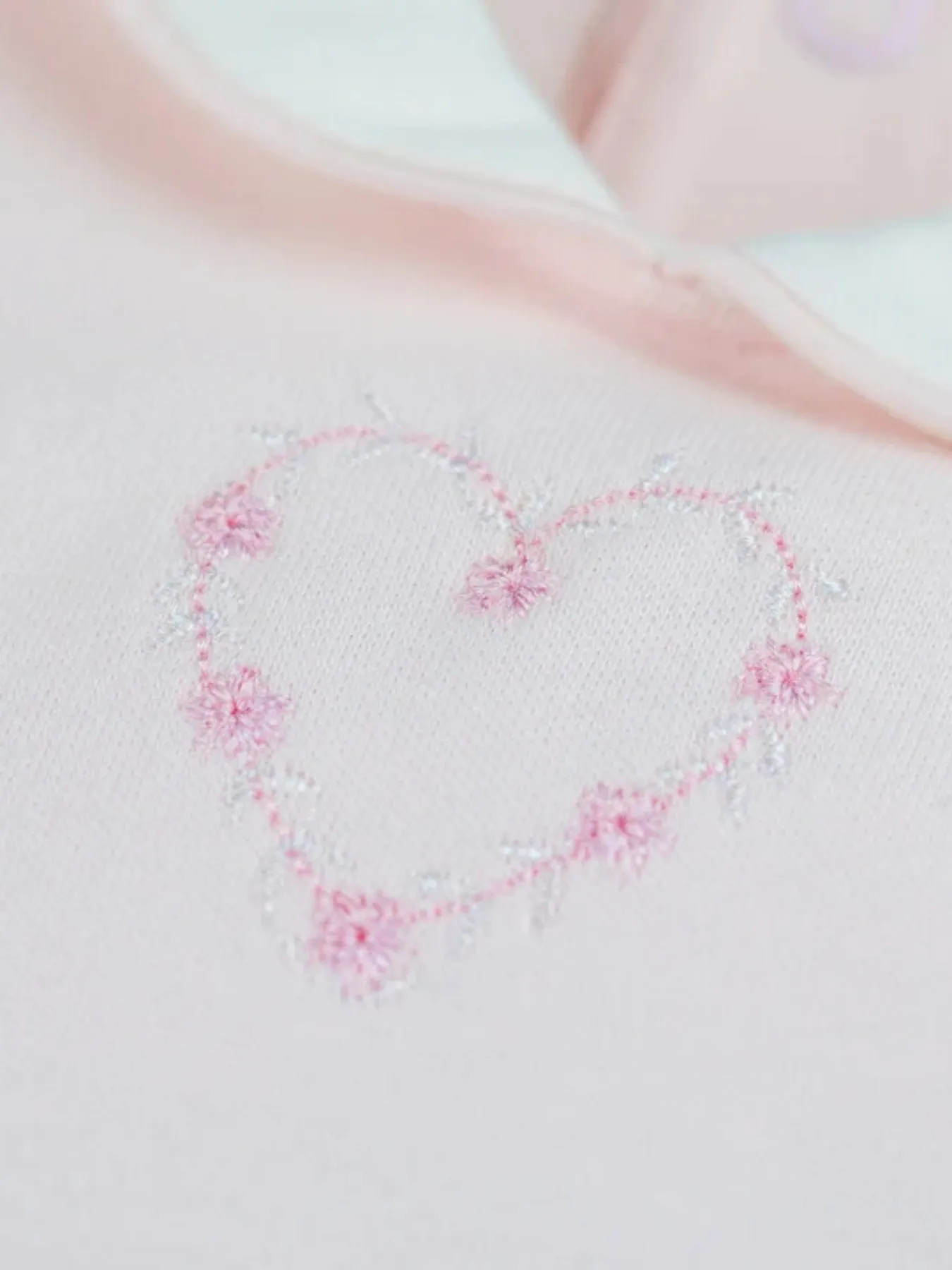 Emile et Rose Jenna Floral Heart Babygrow