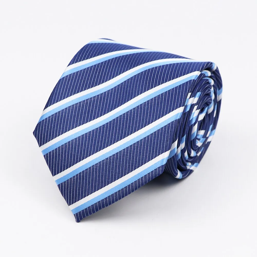 Fashion Men&#39;s Tie Casual Stripe Necktie Business Wedding Party Dress Wear 8cm Boy Birthday Gift Daily Cartoon Cute Yellow Ties