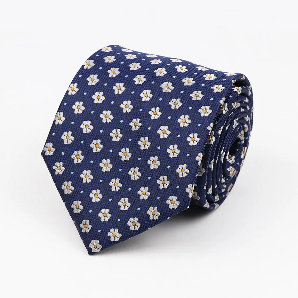 Fashion Men&#39;s Tie Casual Stripe Necktie Business Wedding Party Dress Wear 8cm Boy Birthday Gift Daily Cartoon Cute Yellow Ties