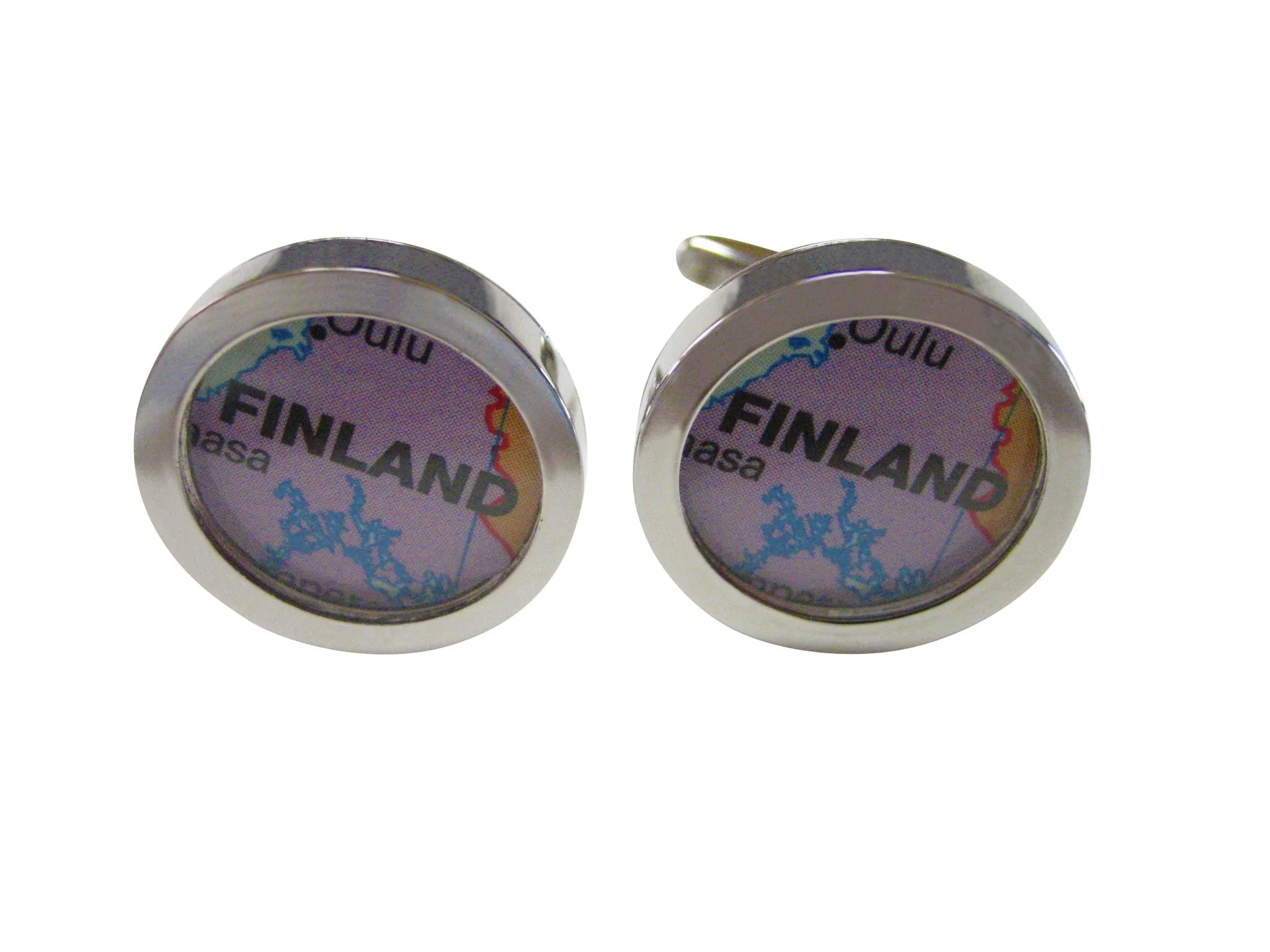 Finland Map Cufflinks