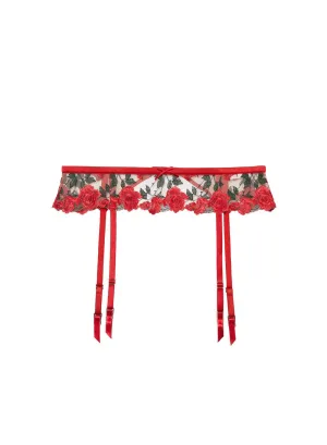 Fleur du Mal Roses & Thorns Garter Belt