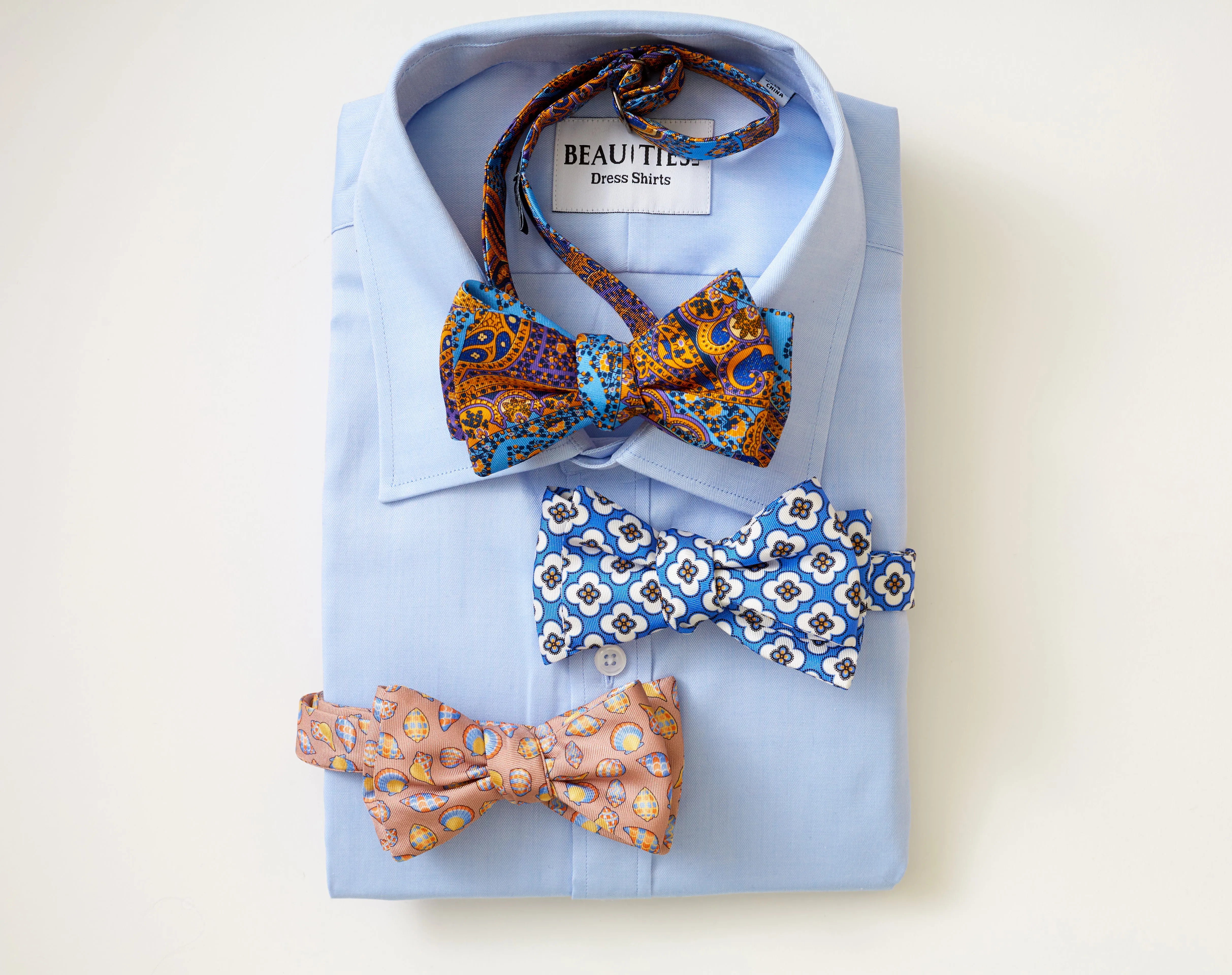 Floretta Blue - bow ties