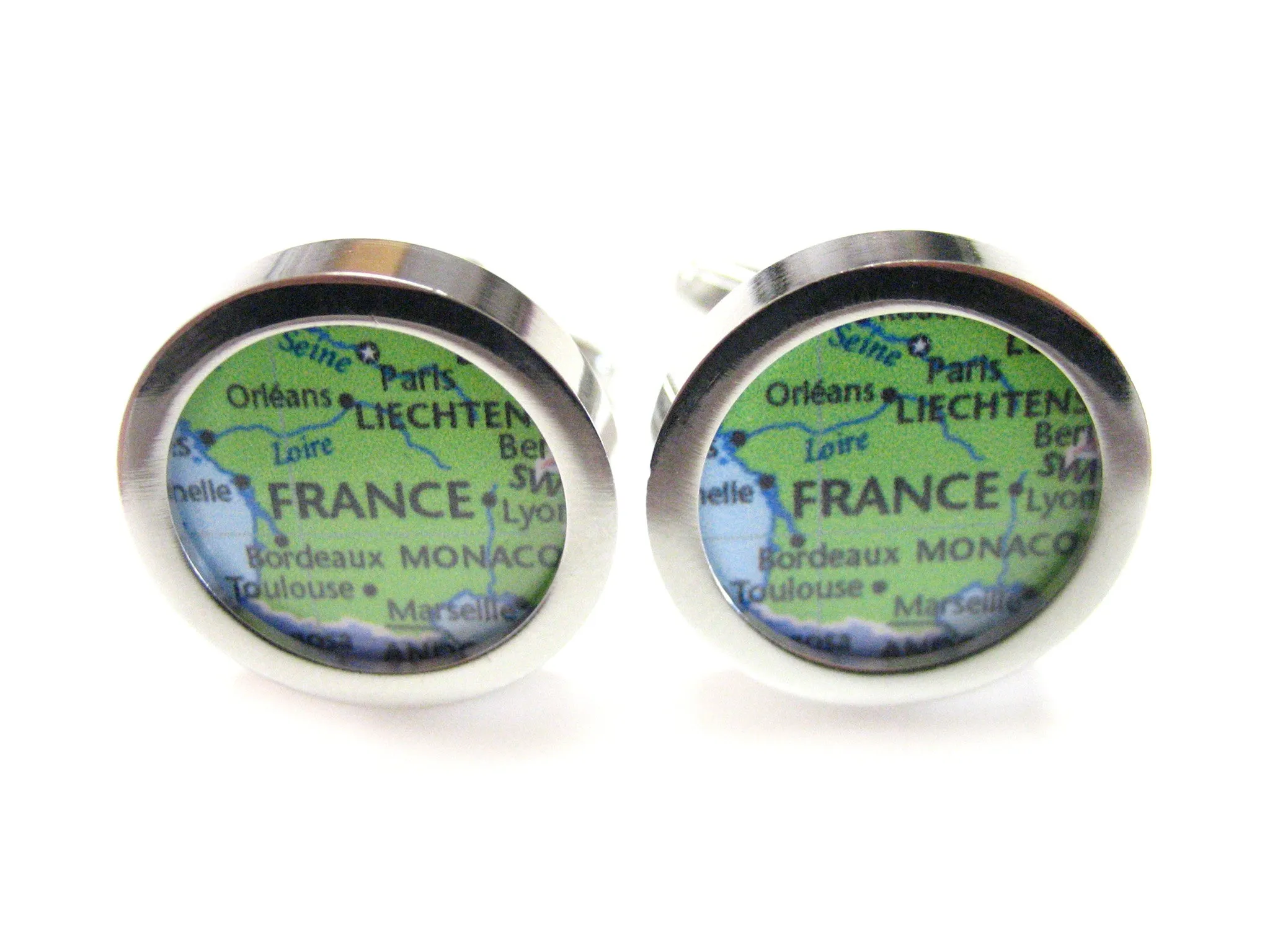 France Map Cufflinks