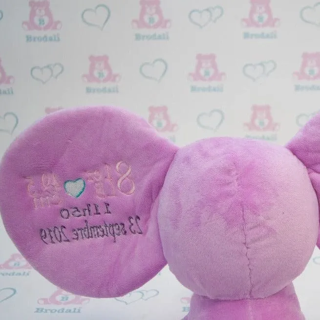 Fundy the Dumble Stuffed Elephant - Lavender