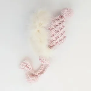 Fur Bonnet in Blush