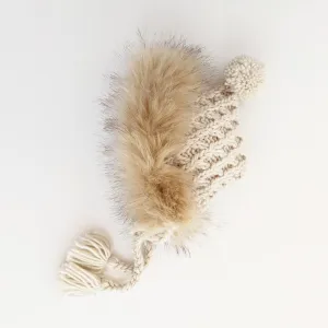Fur Bonnet in Natural