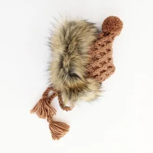 Fur Bonnet in Pecan