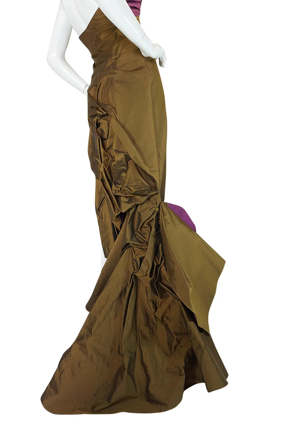 F/W 2005 Christian Lacroix Extraordinary Leather Detailed Dress