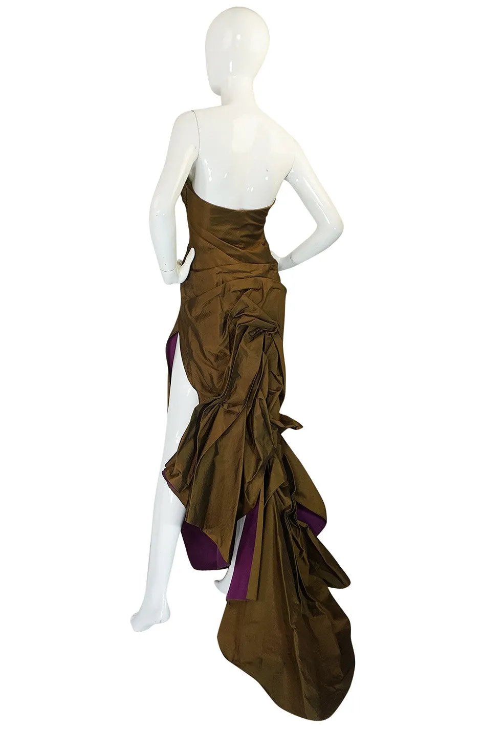 F/W 2005 Christian Lacroix Extraordinary Leather Detailed Dress