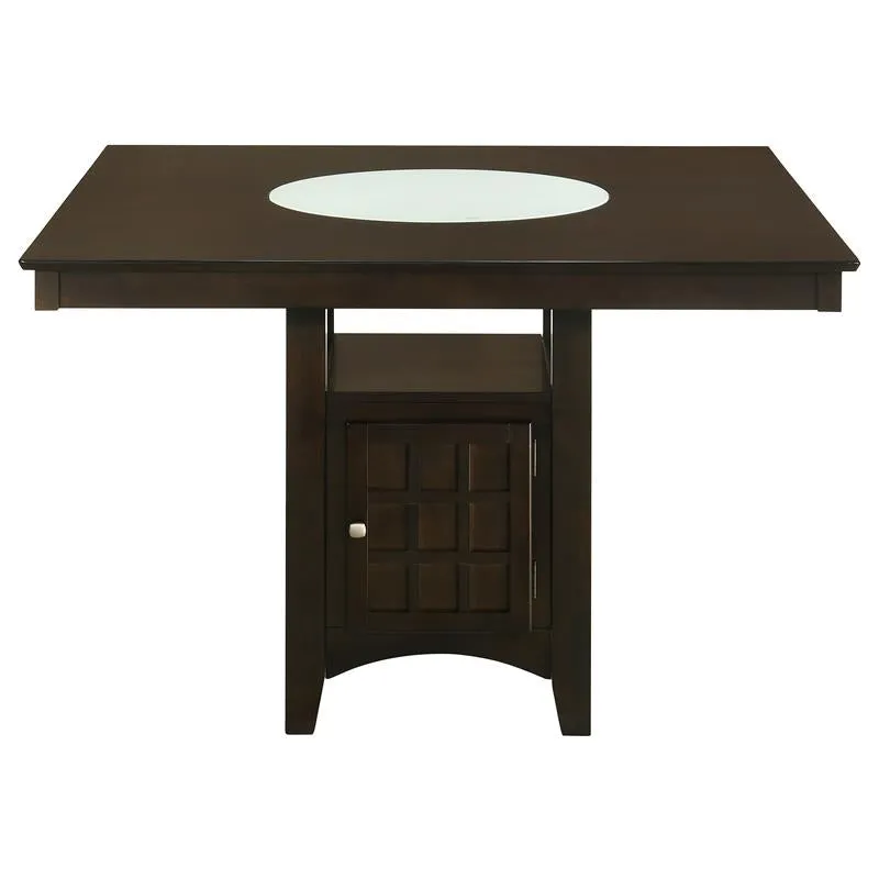 Gabriel 7-piece Square Counter Height Dining Set Cappuccino - 100438-S7