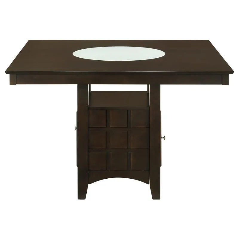 Gabriel 7-piece Square Counter Height Dining Set Cappuccino - 100438-S7