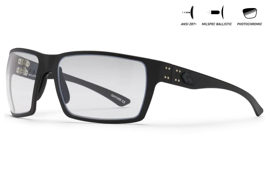 GATORZ Marauder Milspec Ballistic Black, Photochromic