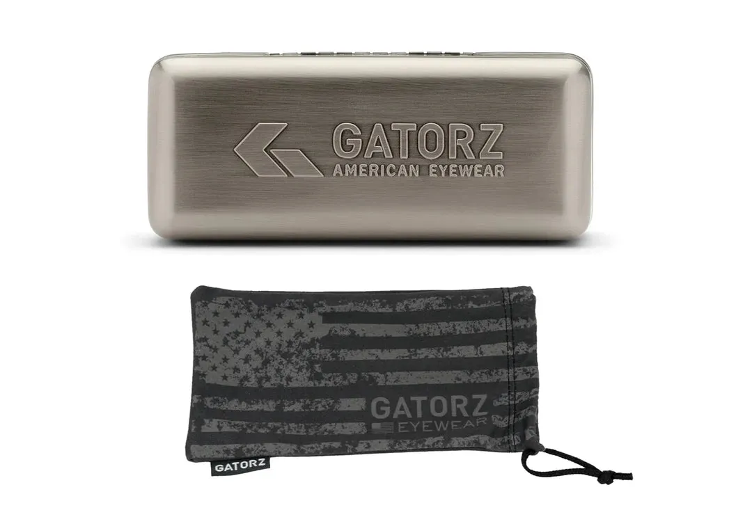 Gatorz Milspec Magnum, Matte Black, Ballistic ANSI Z87 ,  Photochromic Anti-Fog (Inferno)