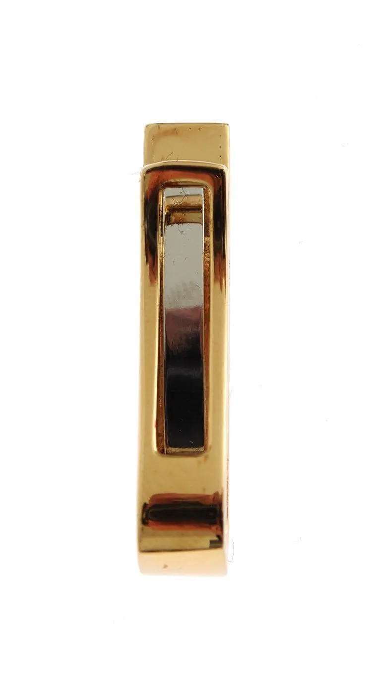 Gold Plated Brass Tie Clip