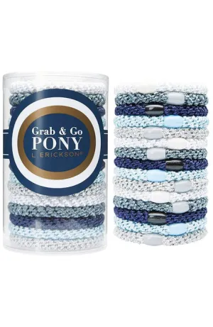 Grab & Go Ponytail Holders - Atlantic