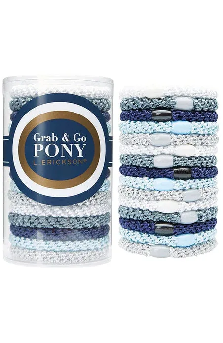 Grab & Go Ponytail Holders - Atlantic
