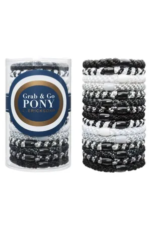 Grab & Go Ponytail Holders - Black Opal