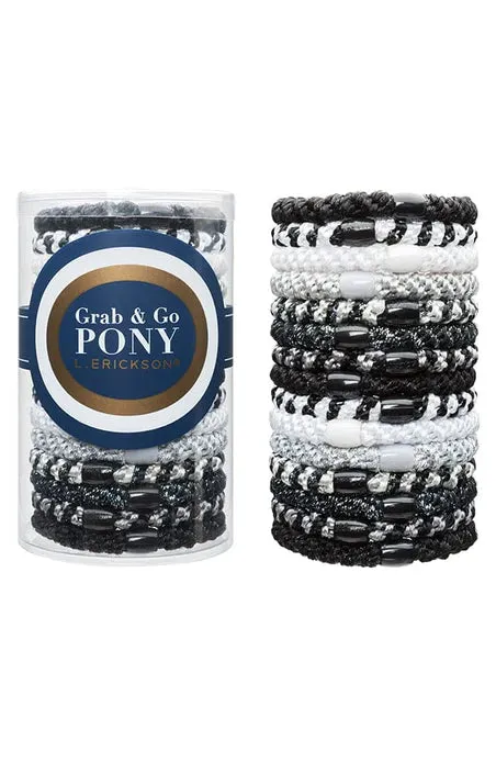 Grab & Go Ponytail Holders - Black Opal
