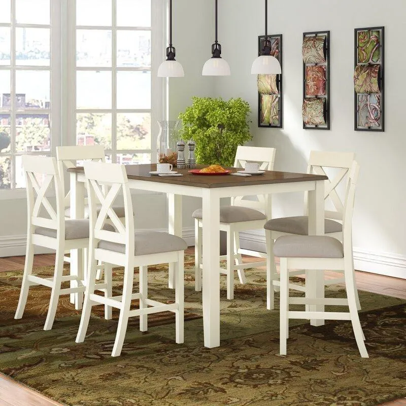Handicrafts Sheesham Wooden 6 Seater Dining Set in Provincial Teak Finishing