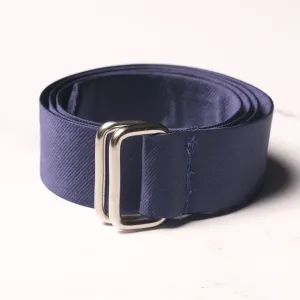 Harrison Limited D-Ring Ribbon Belt - Navy