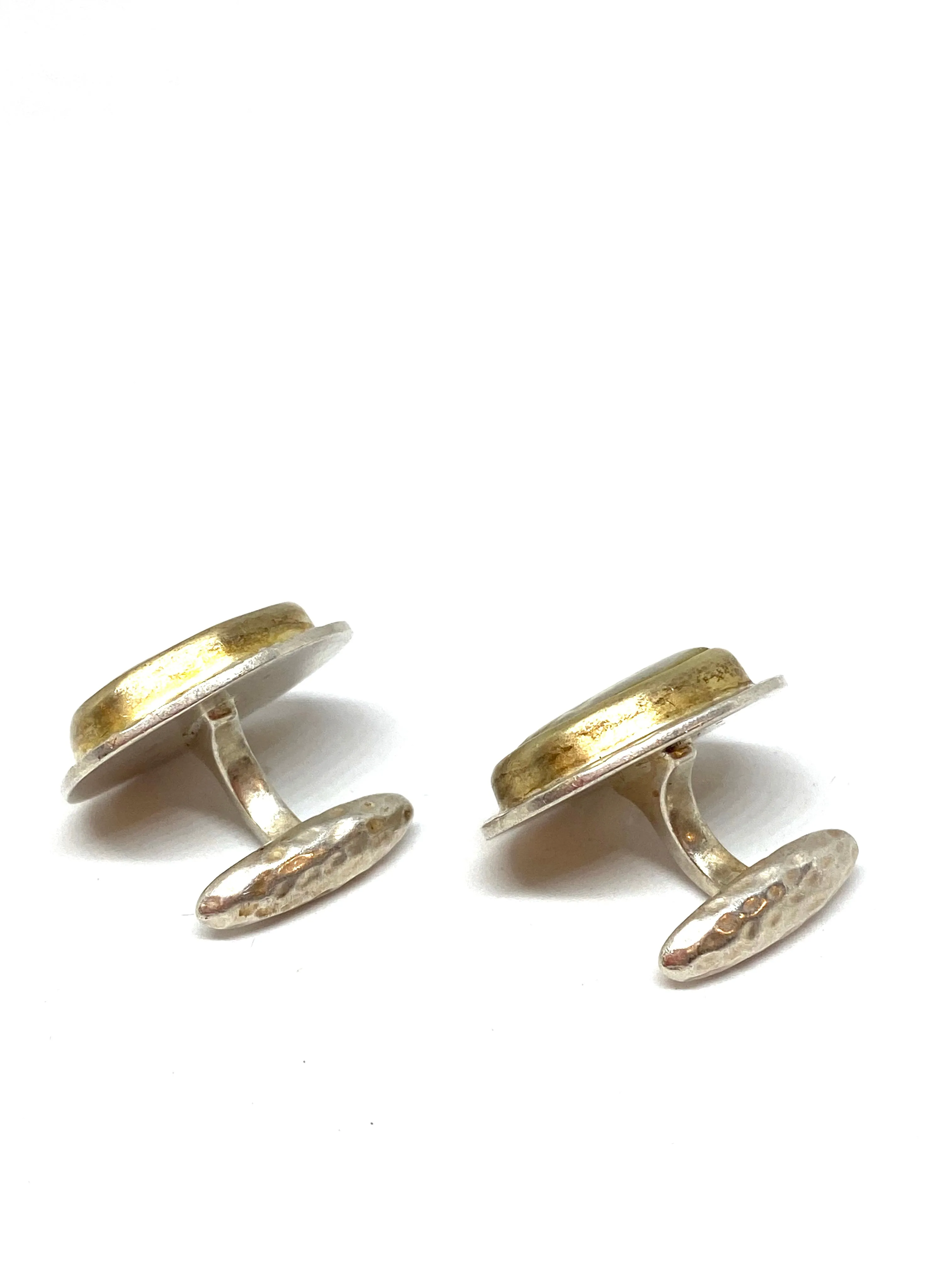 Heather Benjamin Fossilized Oyster Cufflinks