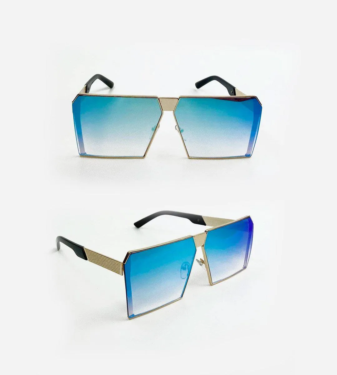 Hip To Be Square Glasses in Blue Mirror